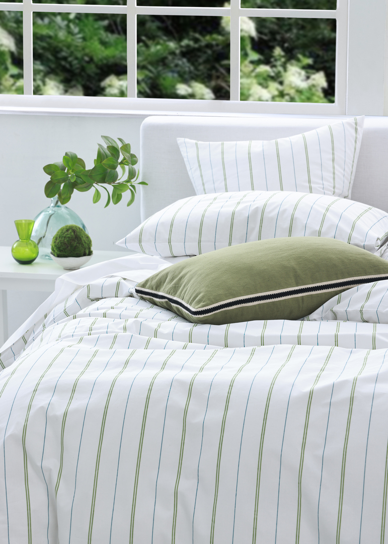 MM Linen Freddie Reversible Duvet Cover Set | Cotton Percale image 3